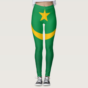 Coole Mauretanienflagge Leggings