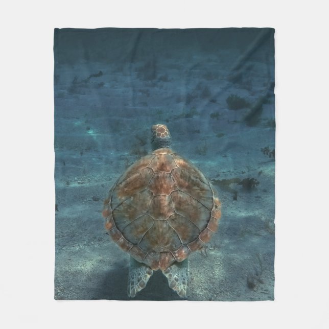 Coole Meereslebewesen Fleecedecke (Vorderseite)