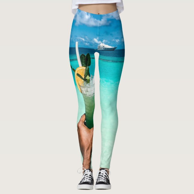 Coole Meereslebewesen Leggings (Vorderseite)