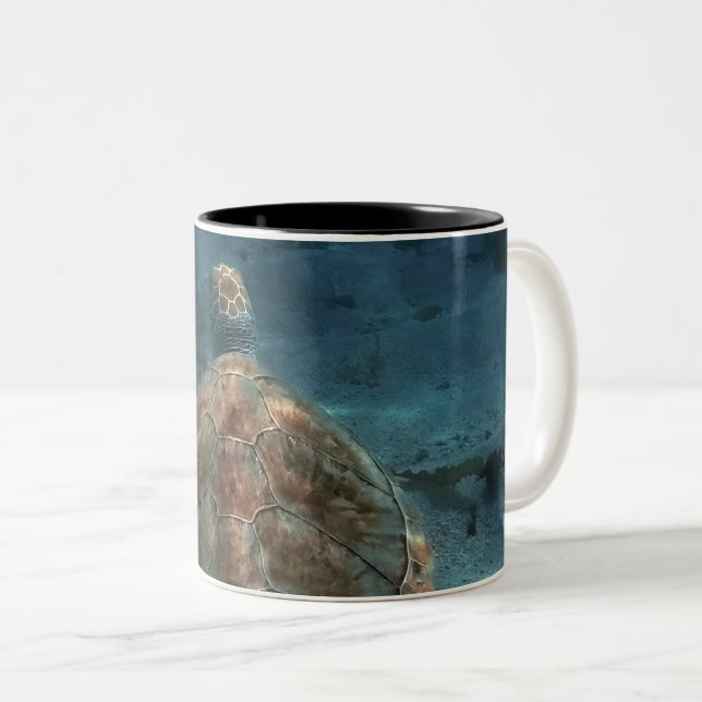 Coole Meereslebewesen Zweifarbige Tasse (VorderseiteRechts)