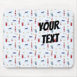 Coole Meeressymbole Mousepad