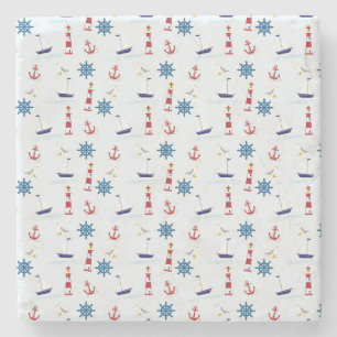 Coole Meeressymbole Steinuntersetzer