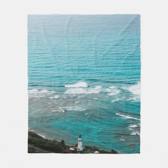 Coole Meerestiere Fleecedecke (Vorderseite)