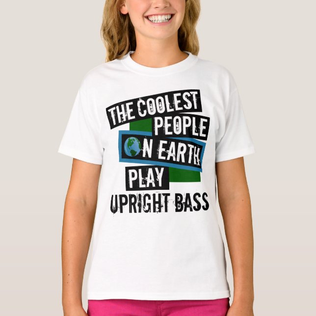 Coole Menschen spielen aufrecht T-Shirt (Vorderseite)