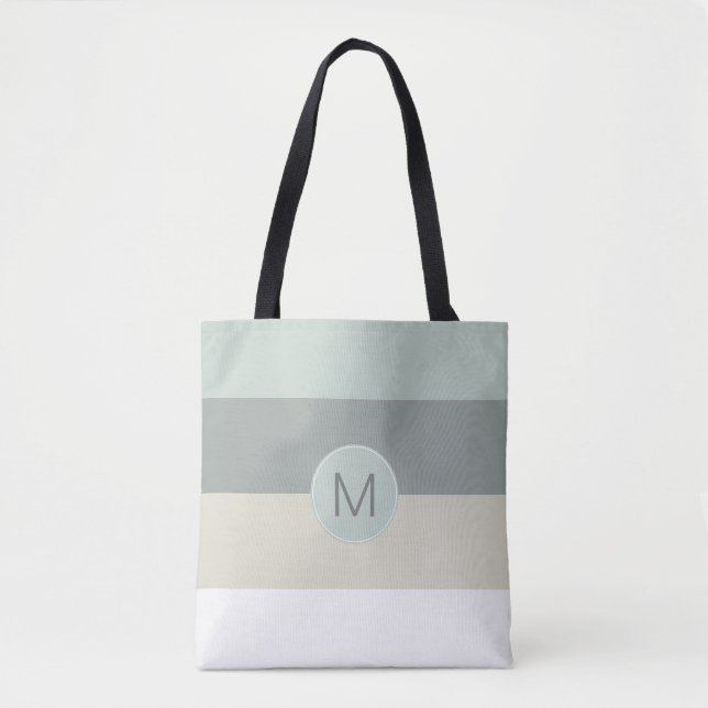 Coole Minimalistische Streifen Muster mit Ihrem Mo Tasche (Vorderseite)