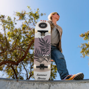 Coole Mit Monogramm "Summer Breeze" Skateboard