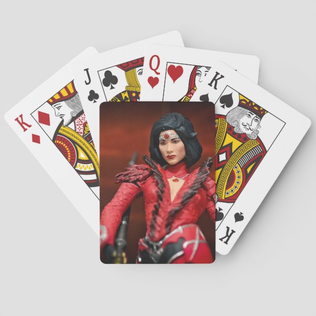 Coole mittelalterliche Fotografie Spielkarten (Rückseite)