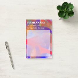 coole moderne abstrakte Malerei Post-it Klebezettel