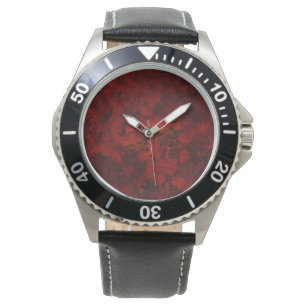 Coole, moderne Blumenkunst / Blume Armbanduhr