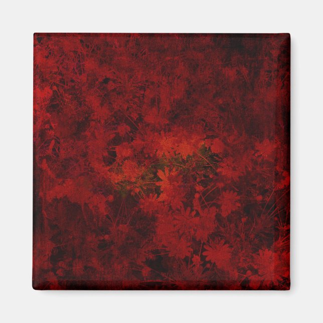 Coole, moderne Blumenkunst / Blume Magnet (Vorne)