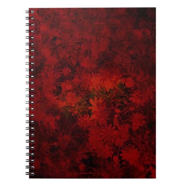 Coole, moderne Blumenkunst / Blume Notizblock (Vorderseite)