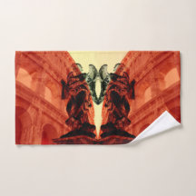 Coole moderne Collage des historischen Rom in Rot