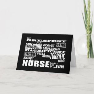 Coole moderne Krankenschwestern: Beste Krankenschw Dankeskarte