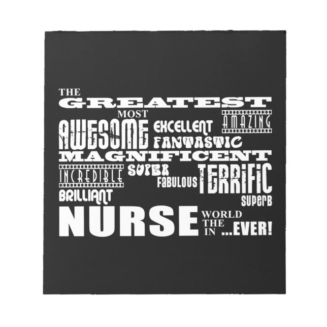 Coole moderne Krankenschwestern: Beste Krankenschw Notizblock (Vorderseite)