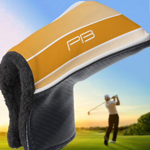 Coole moderne Minimalistische Initialen Gradient O Golf Headcover