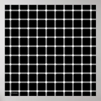 Coole moderne Schwarz-Weiß-Illusion Kunst