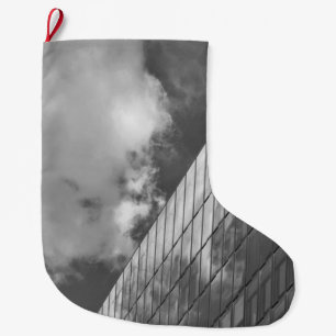 Coole, moderne, urbane Natur und Architektur Großer Weihnachtsstrumpf
