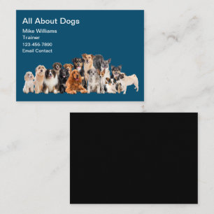 Coole moderne Visitenkarten für Hundetrainer für n Visitenkarte