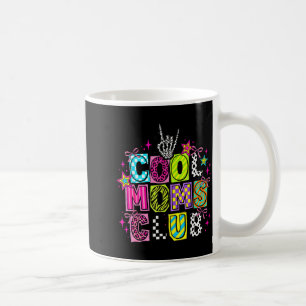 Coole Mom Club Retro Leopard Disco Hand Spaß Humor Kaffeetasse