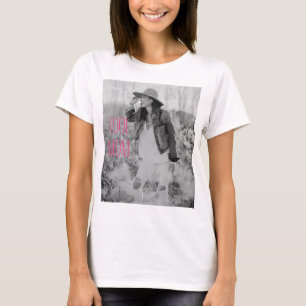 Coole Mom Coole Kinder Zwei Fotos T-Shirt