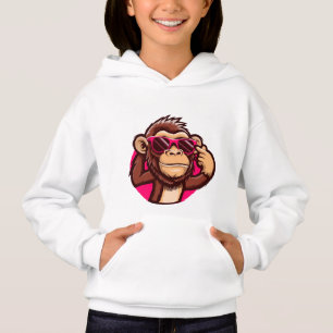 Coole Monkey-Baby-Hoodie Hoodie
