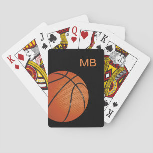Coole Monogramm-Basketball-Themen-Poker-Spielkarte Spielkarten