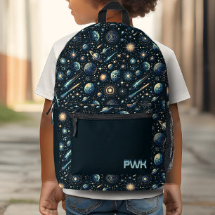 Coole Monogramm-Initialen für den Außenbereich Bedruckter Rucksack