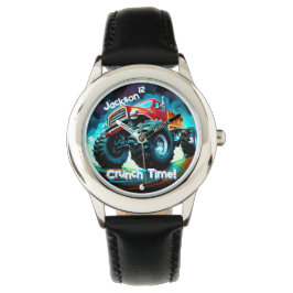 Coole Monster-LKW-Laufzeit Armbanduhr