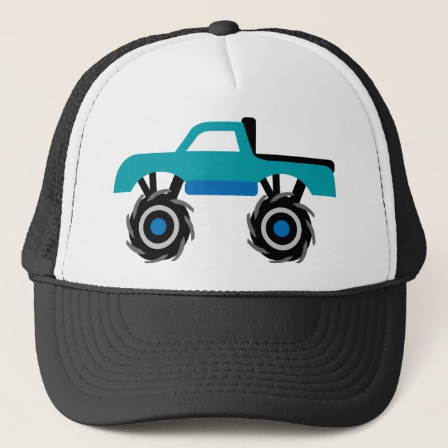 Coole Monster-LKW-T-Shirts Kindererwachsen-Größen Truckerkappe (Vorderseite)