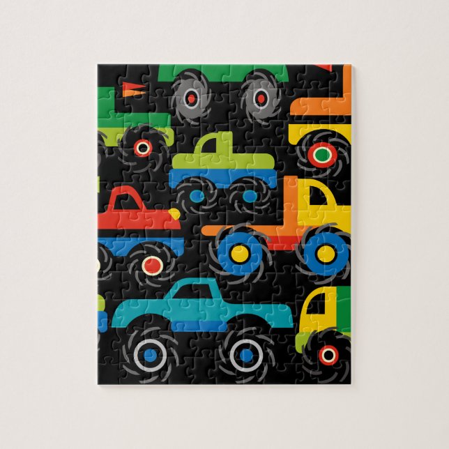 Coole Monster LKW Transportgeschenke für Jungen (Vertikal)