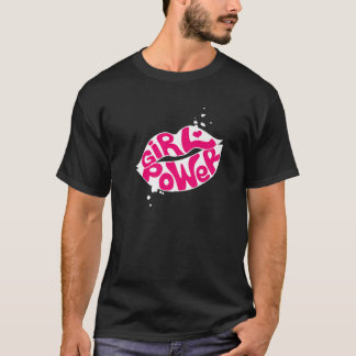 Coole Motivierend Quotes Girl Power Lips Grap T-Shirt