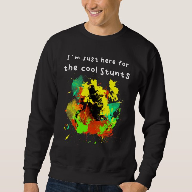Coole Motocross-Stunts 1 Sweatshirt (Vorderseite)