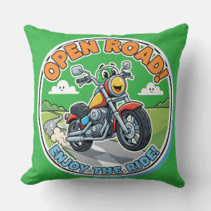 Coole Motorrad-Abenteuer-Kinderzimmer-Dekoration Kissen