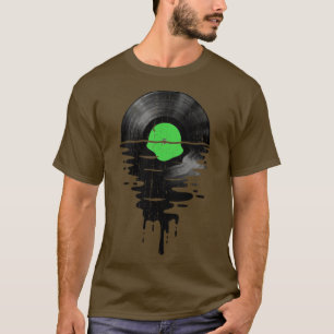Coole Musik Vinyl Retro Vintag Green T-Shirt