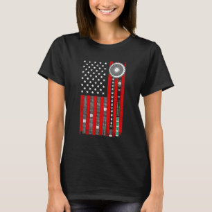 Coole Musikproduzentin für Männerflagge - Amerikan T-Shirt
