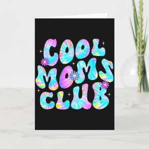 Coole Mütter Club Tie Dye Mama Leben Mama glücklic Karte