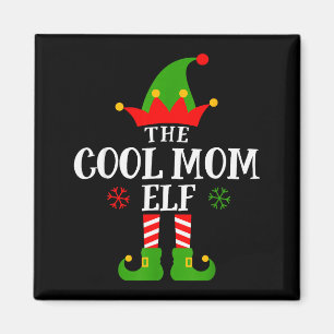 Coole Mutter-Elfe Lustige passende Familien-Weihna Magnet