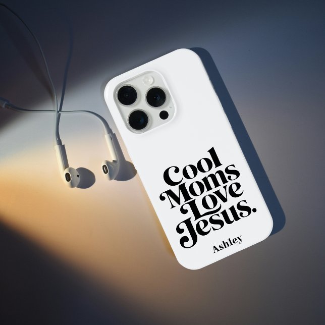 Coole Mütter lieben Jesus iPhone 15 Pro Hülle (Von Creator hochgeladen)