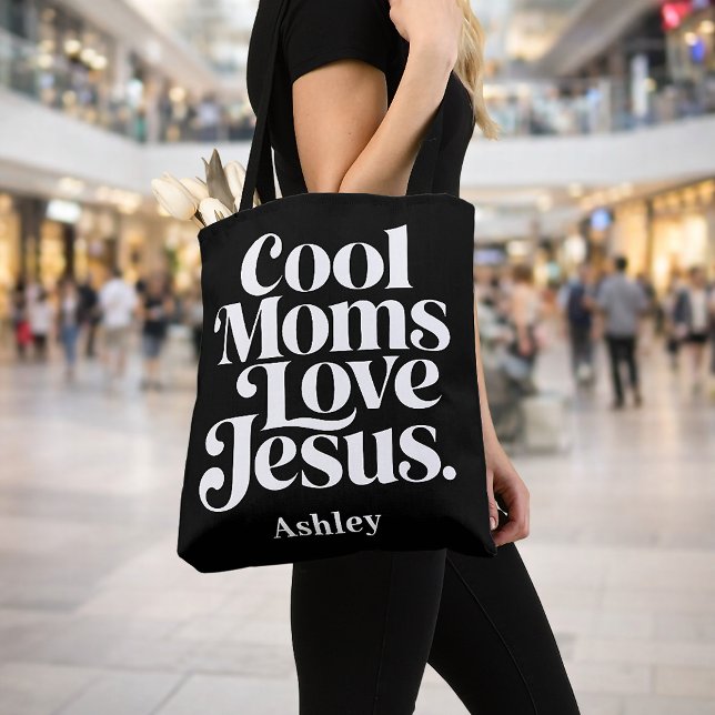 Coole Mütter lieben Jesus Tasche (Von Creator hochgeladen)