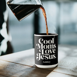 Coole Mütter lieben Jesus Tasse