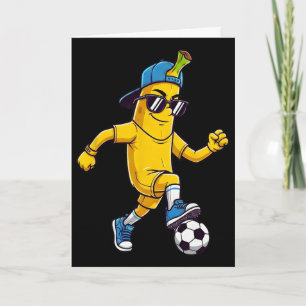 Coole Nana spielt Fußball-Fußballspieler lustige F Karte