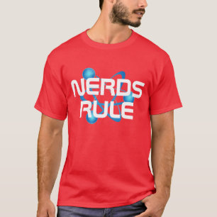 Coole Nerds regieren mit Atom Symbol T-Shirt