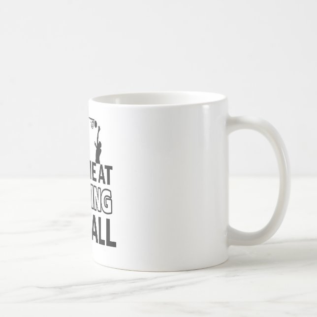 Coole Netballentwürfe Kaffeetasse (Rechts)