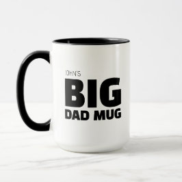 Coole Neuheit Individueller Name Big Dad Becher Tasse