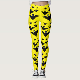 Coole niedliche Fledermäuse Halloween Schwarz und Leggings