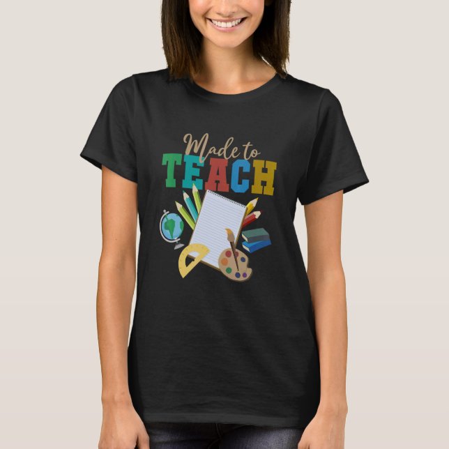 Coole Niedliche Lehrpläne für Lehrkräfte 1 T-Shirt (Vorderseite)