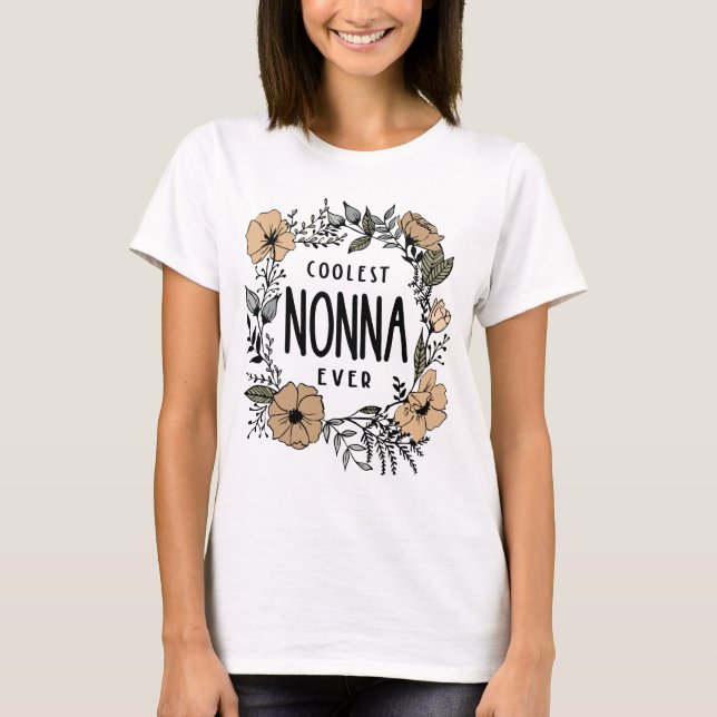 Coole Nonna je | Großmutter-Geschenk T-Shirt (Vorderseite)