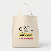 "Coole Nörgelnde Oma" Tragetasche – Lustig & Styli