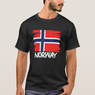 Coole norwegische Flagge T-Shirt