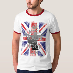 Coole Not Behaltend Ruhe und Felsen auf britischer T-Shirt